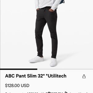 Lululemon ABC pant slim